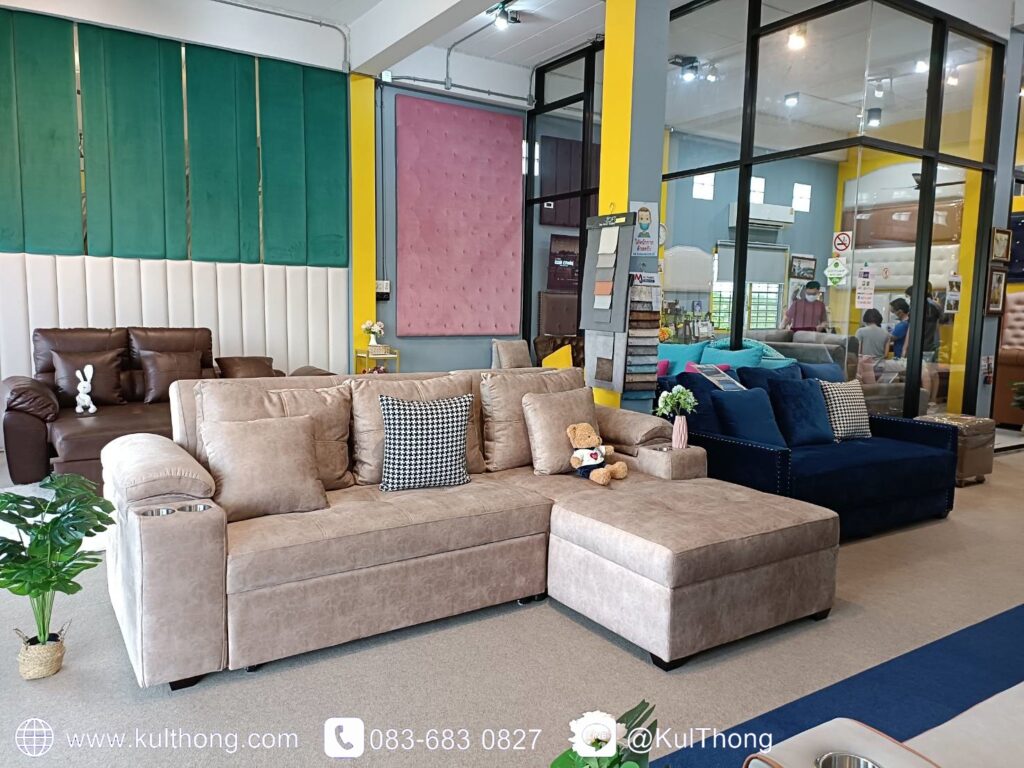 โซฟาเบด โซฟาปรับนอน โซฟาเลื่อนนอน sofa bed